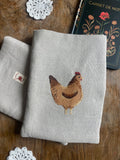 Pochette à livre poule - Taille L