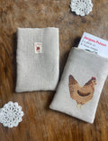 Pochette à livre poule - Taille S