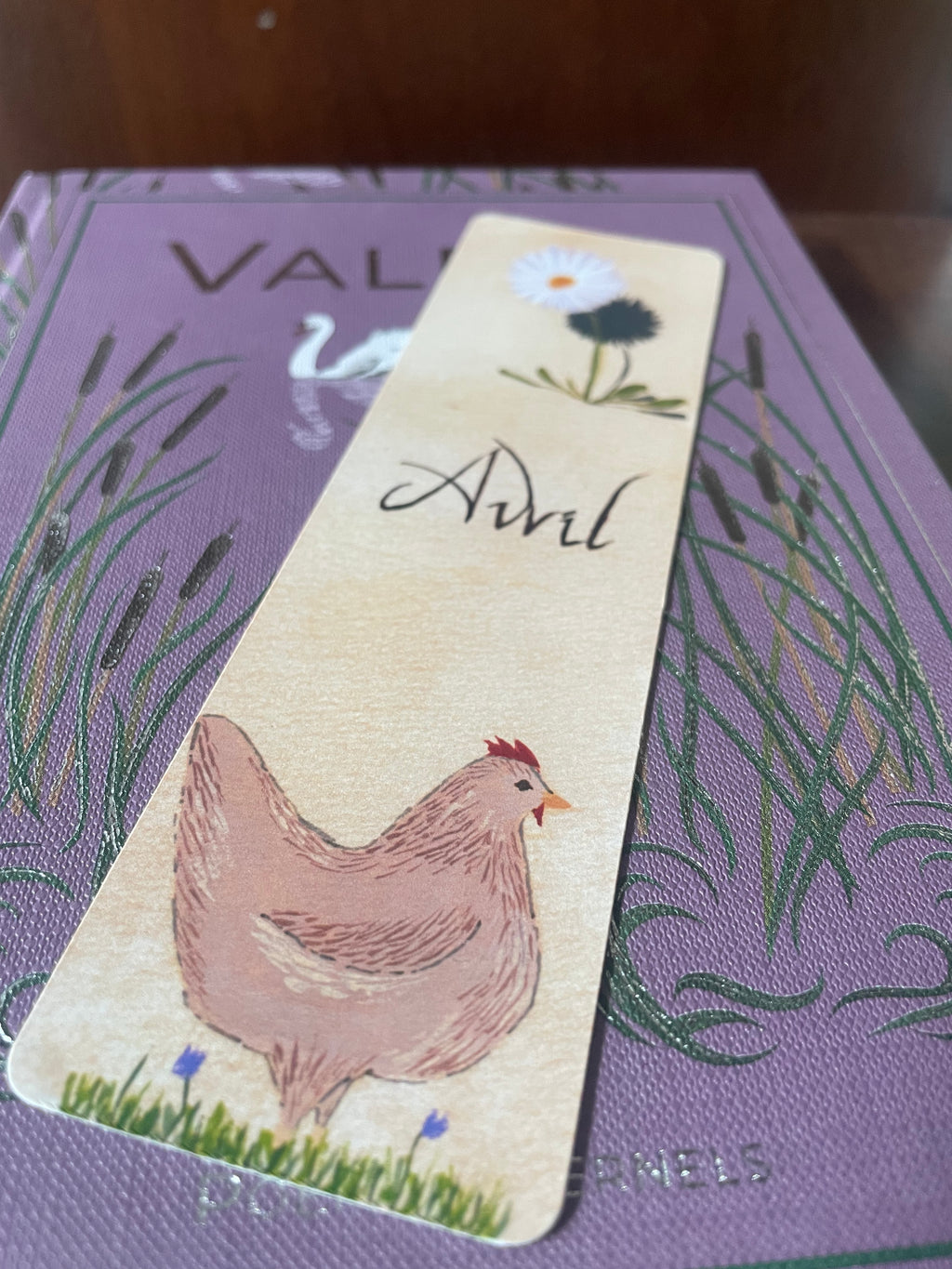 Marque page avril